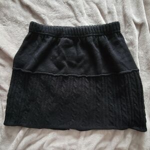 Spunky Mini Sweater Skirt